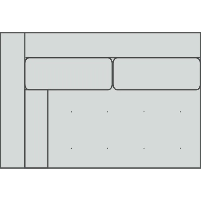 Left Arm Loveseat