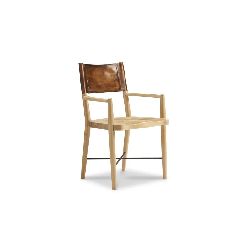 Leather Leather Back Arm Chair