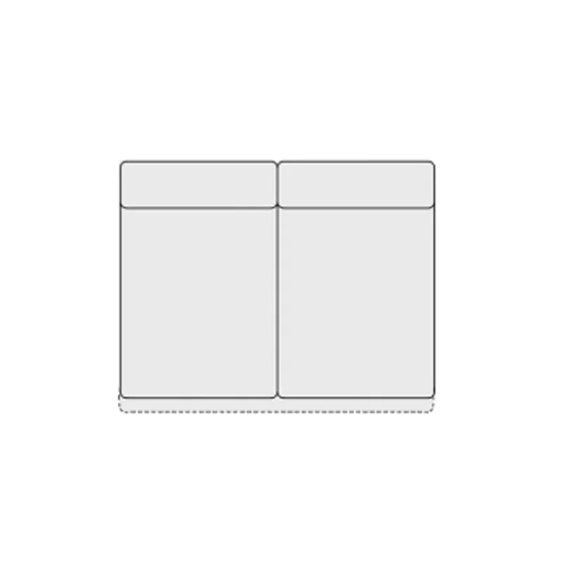 Armless Loveseat