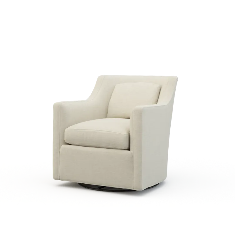 Track Arm Swivel Chair