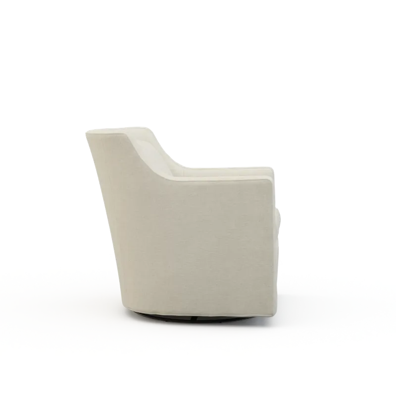 Track Arm Swivel Chair
