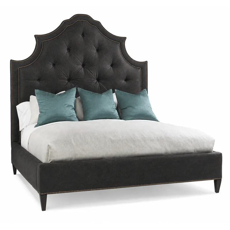 Leather 94" Arch King Bed
