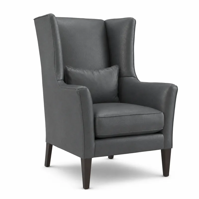 Leather Wing Chair