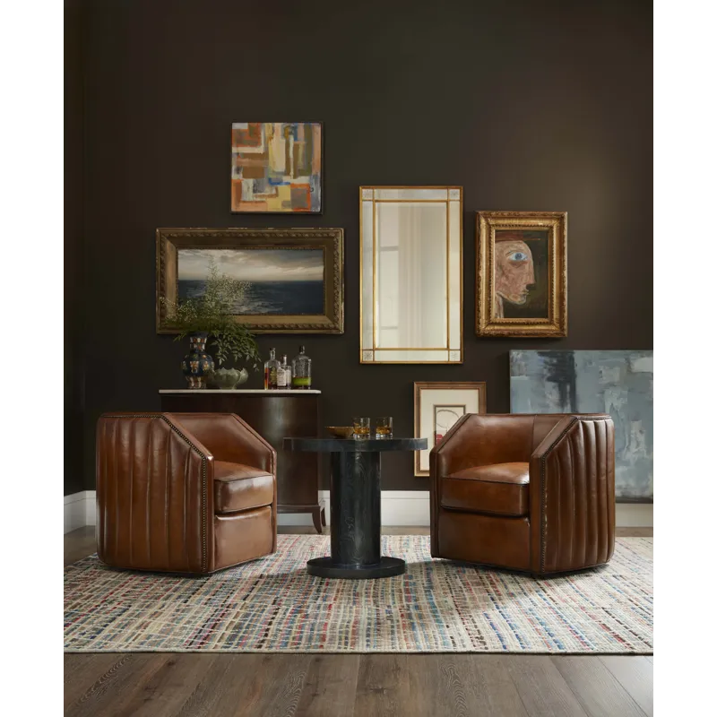 Leather Swivel Chair