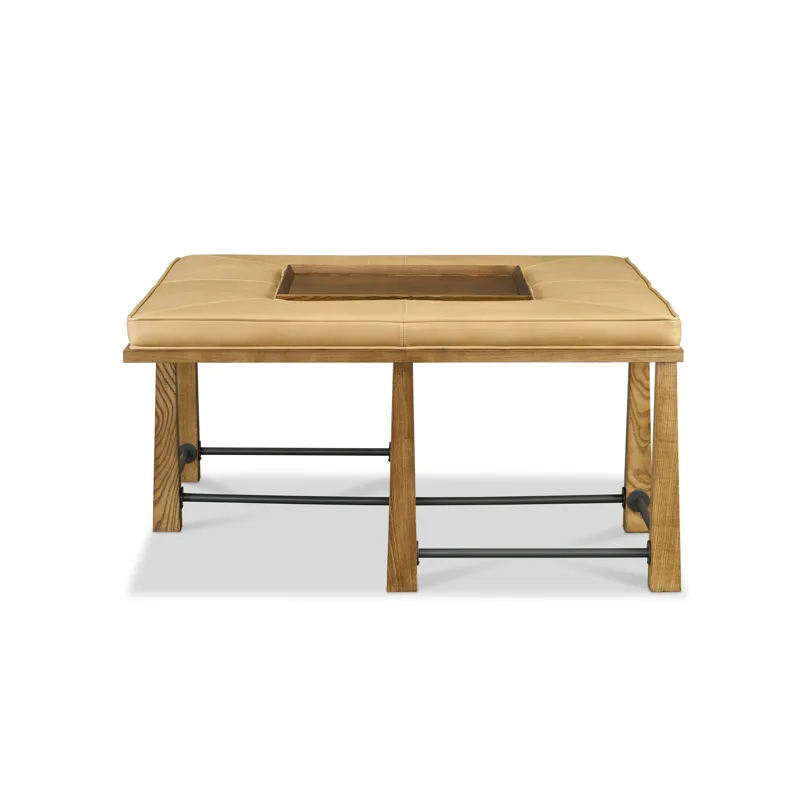 Leather Cocktail Table