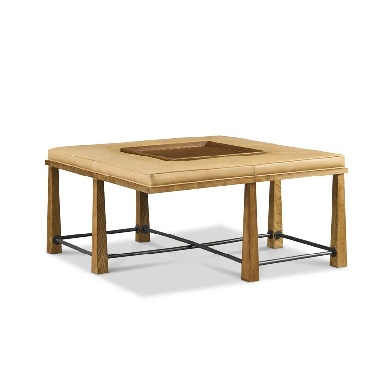 Leather Cocktail Table