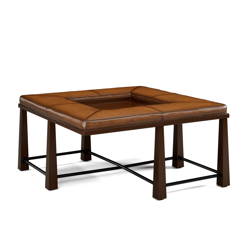Leather Cocktail Table