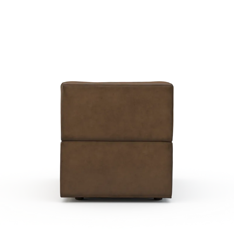 Leather Armless Chair