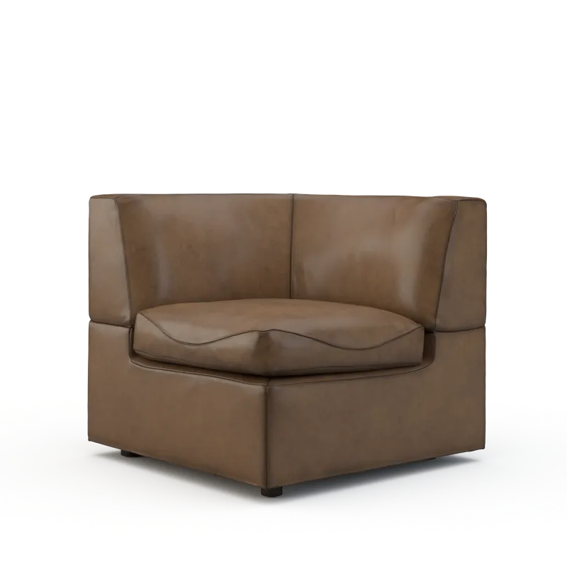 Leather Corner Chair