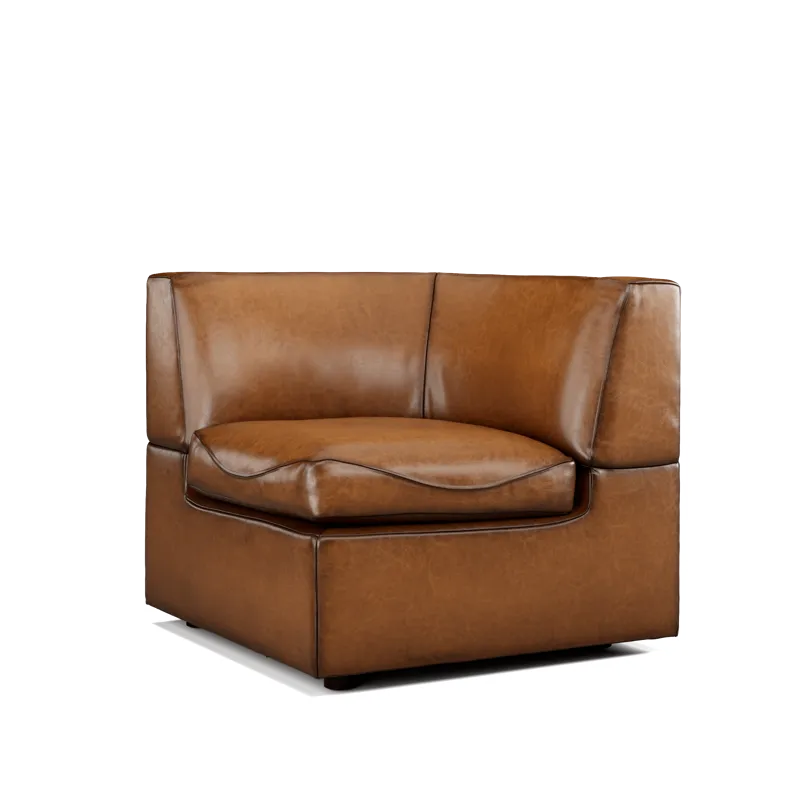 Leather Corner Chair