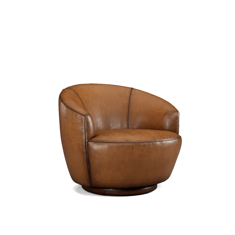 Leather Swivel Chair