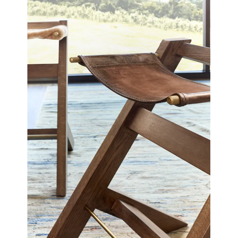 Leather Bar Stool