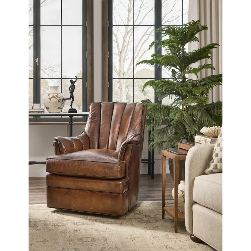 Leather Swivel Chair