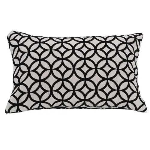 Augusta Cutted Velvet Lumbar Pillow