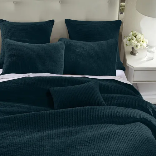 Stonewash Cotton Velvet King 3PC Quilt