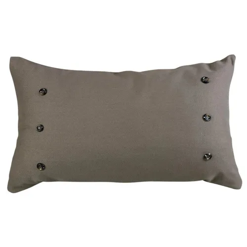 Piedmont Large Taupe/Gray Lumbar Pillow