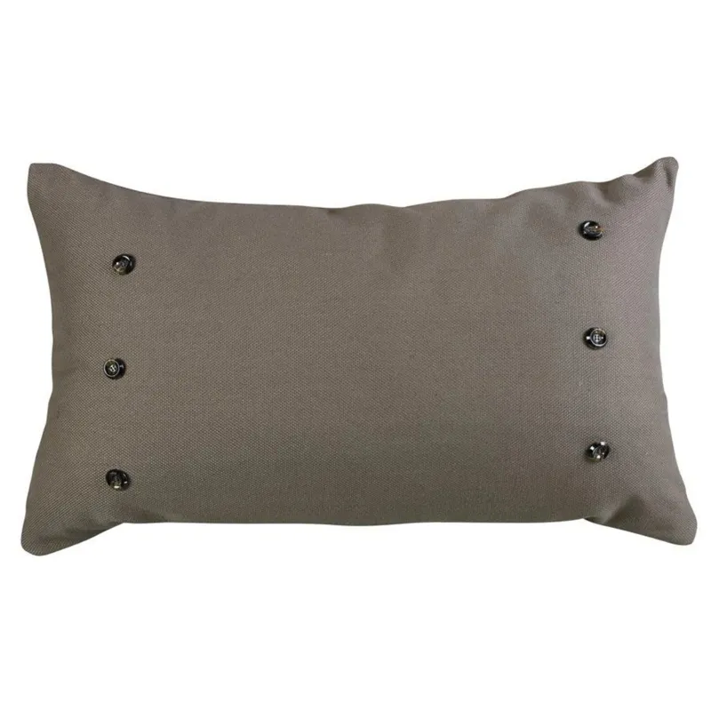 Piedmont Large Taupe/Gray Lumbar Pillow