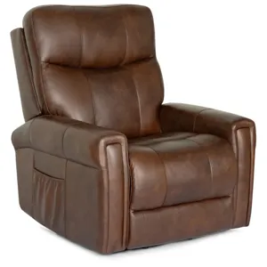 Taylor Leather Lift Chair with Power Headrest &amp; Lumbar