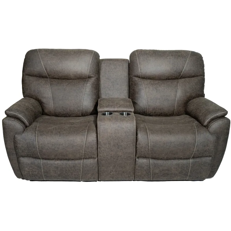Newport Power Reclining Loveseat w/Console