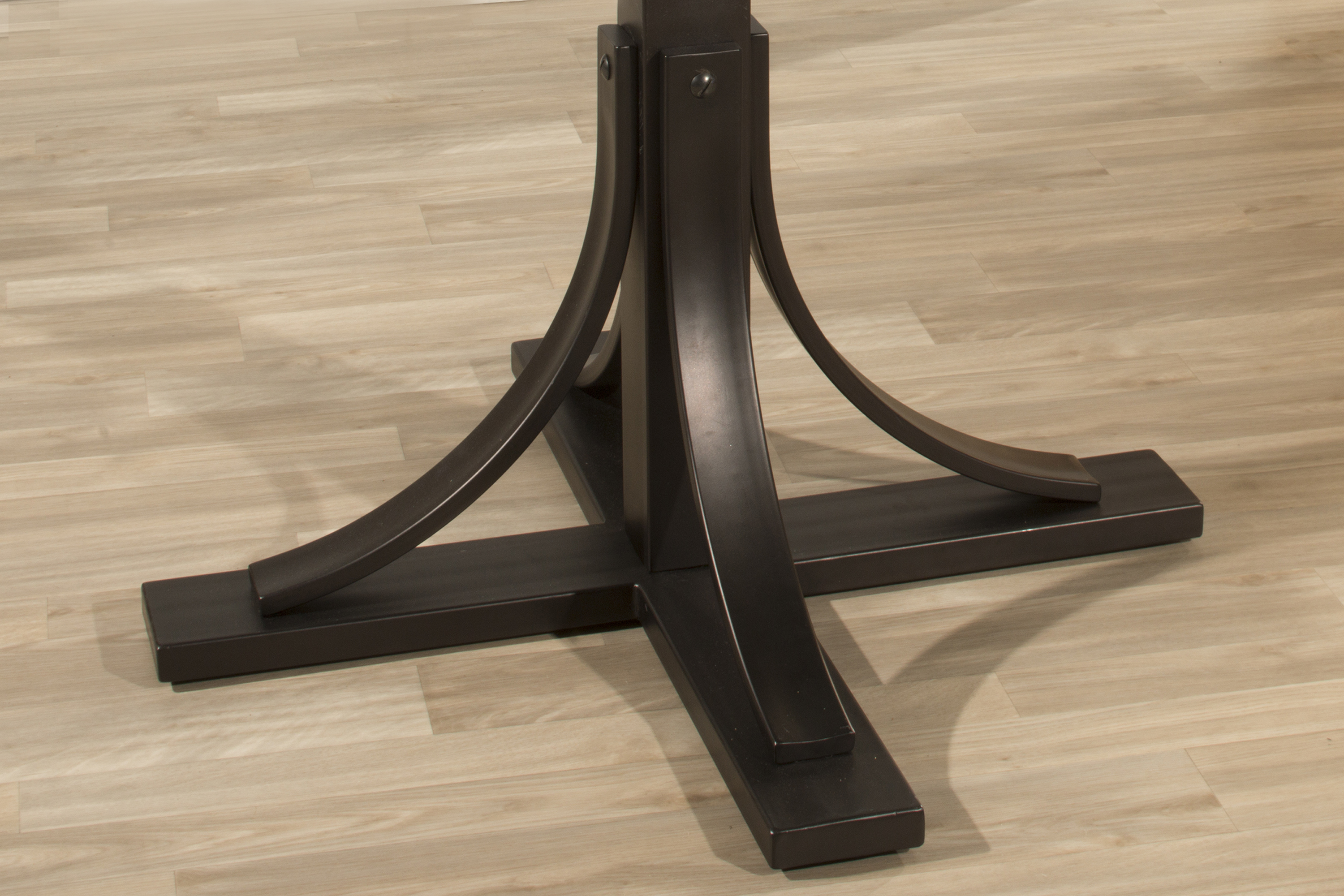 Jennings Round Counter Height Table w/ Metal Base and Non Swivel Stools