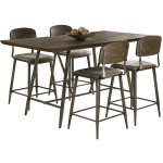 Adams 5-Piece Counter Height Dining Set