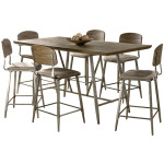 Adams 7-Piece Counter Height Dining Set
