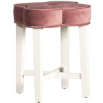 Clover Vanity Stool - Blush