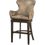 Caydena Swivel Return Memory Counter Stool