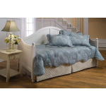 Augusta White Daybed with Deck and Roll-out Trundle