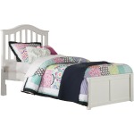 Twin Finley Arch Spindle Platform Bed - White