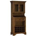 Tuscan Retreat Tall Slanted wine rack - Antique Pine