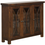 Bayside 3 Door Cabinet - Rustic Mahogany