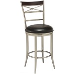 Kilgore Dull Nickel Counter Stool