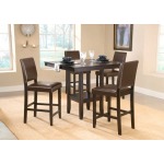 Arcadia 5pc Counter Height Set w Parsons Stools