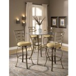 Brookside 3pc Bistro Set with Marin Barstools