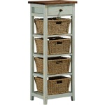 Tuscan Retreat 4 Basket Stand - Sea Blue
