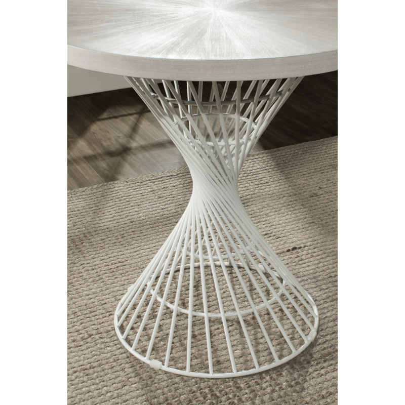 KANISTER ROUND COUNTER HEIGHT DINING TABLE WHITE 4820CT by Hillsdale