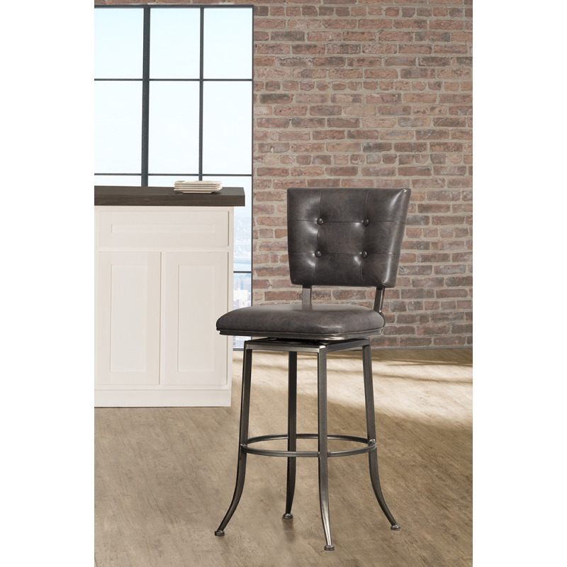 Caslan Commercial Grade Swivel Counter Height Stool 4909827 by