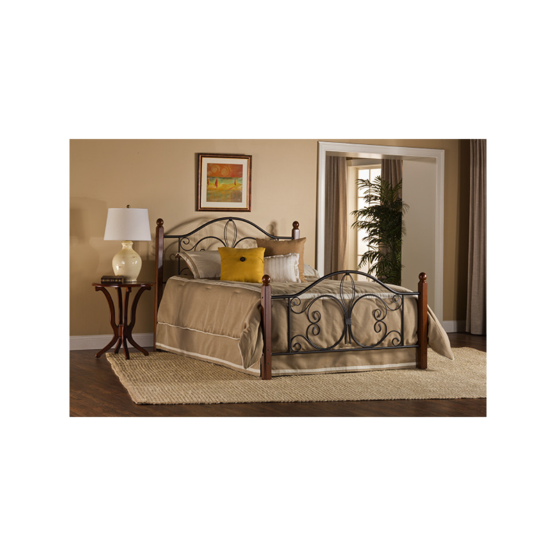 Milwaukee Wood Post Queen Bed 1422BQP by Hillsdale Furniture at Bruce