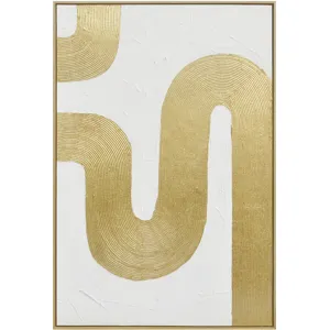 Palette Bold Bands Hand Painted Framed Triptych