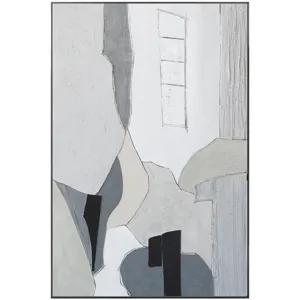 Palette Desert Mirage Hand Painted Framed Diptych