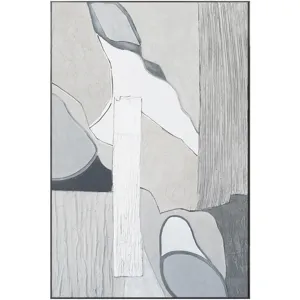 Palette Desert Mirage Hand Painted Framed Diptych