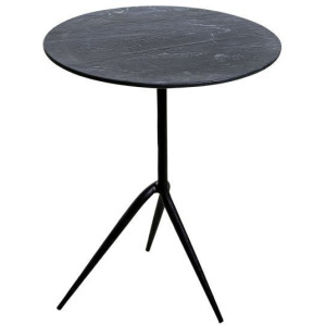 Sperre 18" Accent Table with Lava Marble