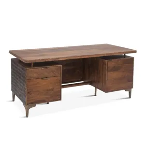 Santa Cruz 66" Office Desk in Two Tone