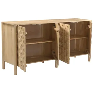 Abra 72" Four Door Sideboard in Light Mango
