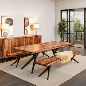 Austin Loft 68" Bench in Natural Sheesham