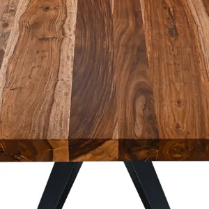 Austin Loft 94" Dining Table in Natural Sheesham