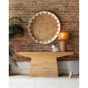 Anvil 68" Console Table in Natural Oak