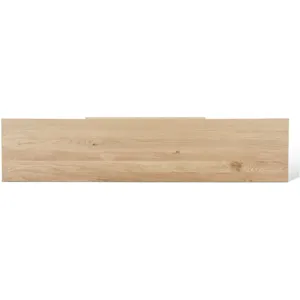 Anvil 58" Coffee Table in Natural Oak