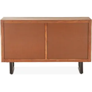 Aspen 58" Six Drawer Dresser in Smoked Acacia
